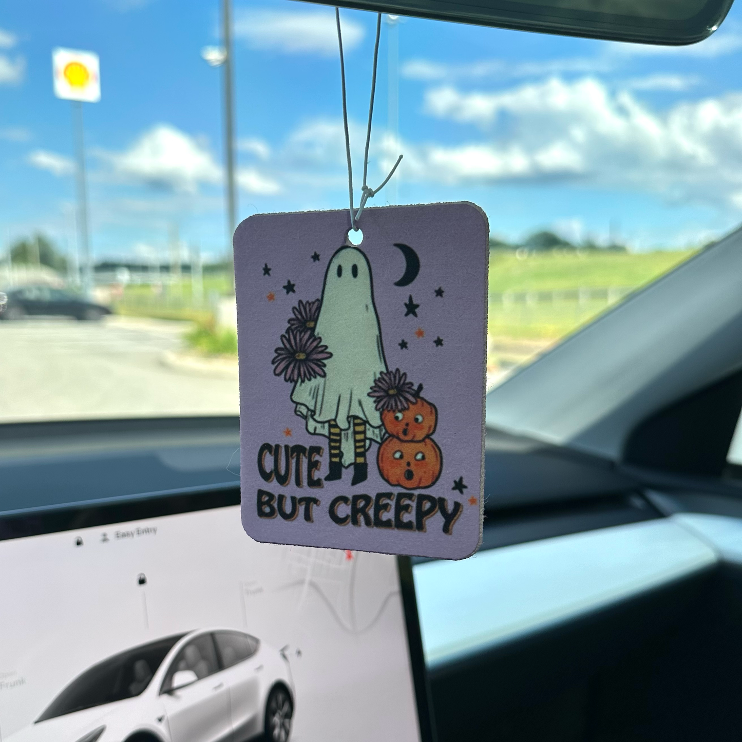 Cute But Creepy Halloween Fall Autumn Car Air Freshener
