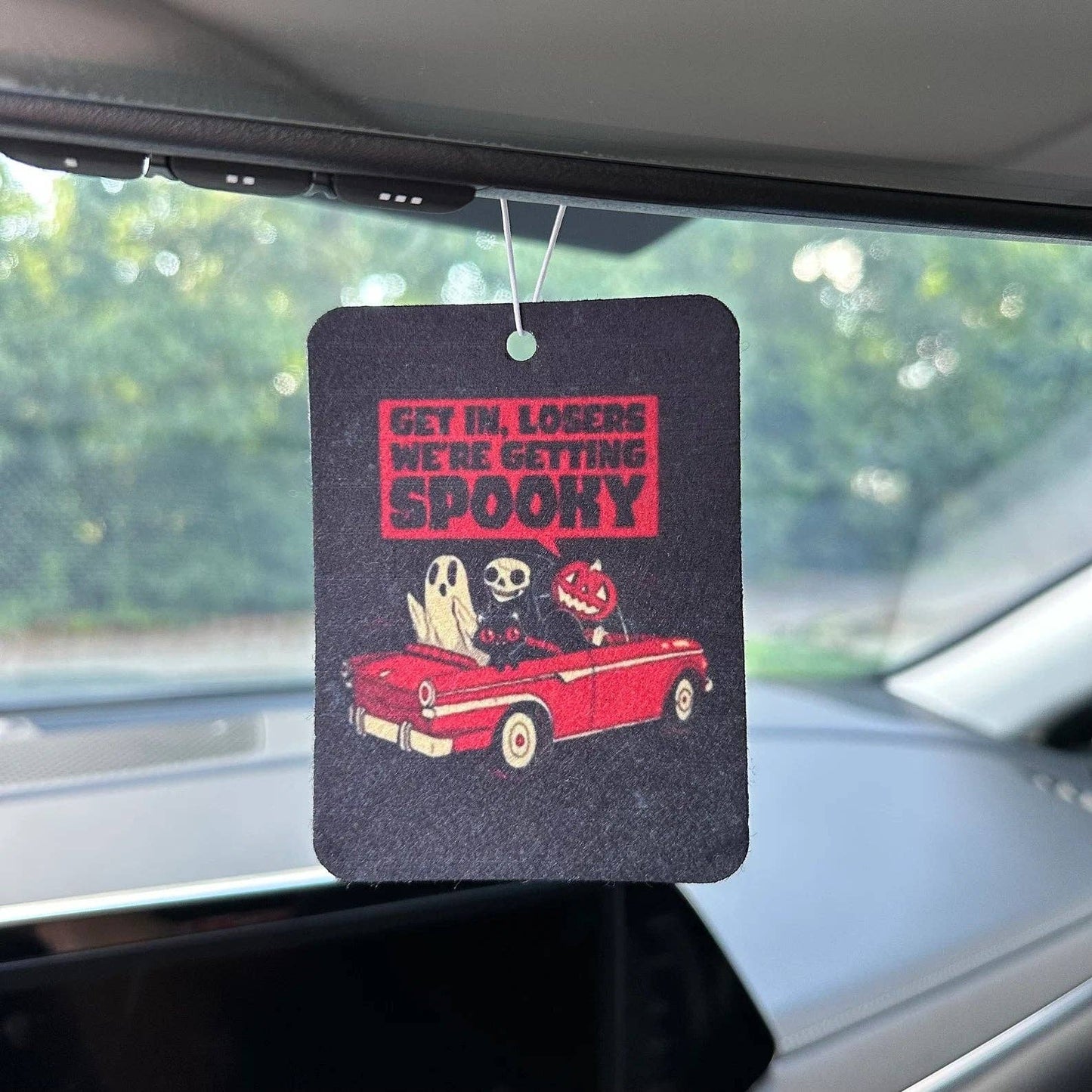 Getting Spooky Halloween Fall Car Air Freshener