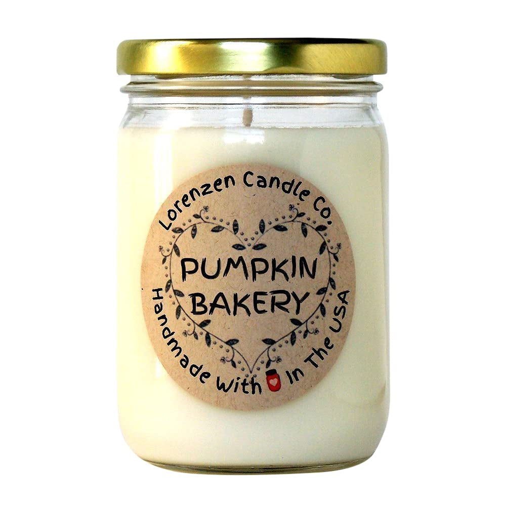 Pumpkin Bakery Soy Candle, 12Oz | Handmade in the USA with 100% Soy Wax