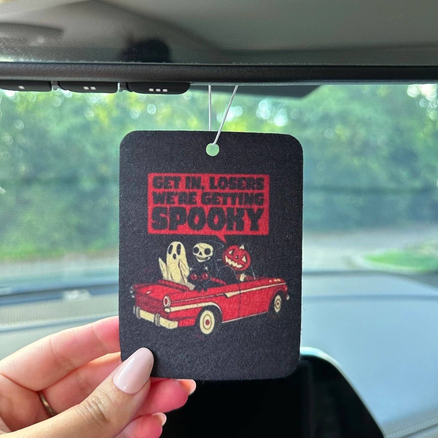 Getting Spooky Halloween Fall Car Air Freshener