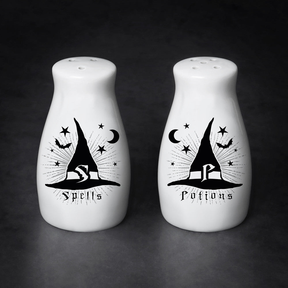 Spells, Potions Salt & Pepper Shakers