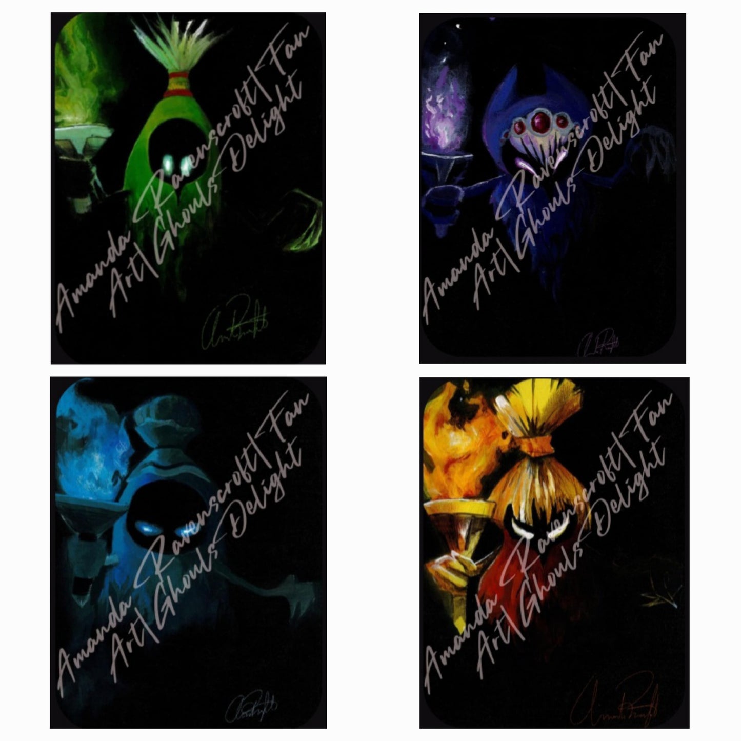 Flamebound Spirits- Original Fan Art Prints